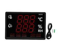Glomora thermomètre hygromètre haute précision réglage automatique de la luminosité de l'écran numérique température humidité mètre pour intérieur