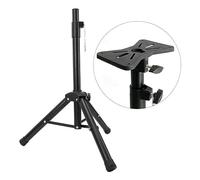 Glomora Trépied de support d'enceinte triangulaire réglable et robuste, support de moniteur de studio DJ mobile de 62 à 120 cm (24 à 47 pouces) avec pieds en caoutchouc et gestion