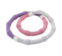 Glomora Weighted Spring Hoop,for Adults Portable Foldable Fitness Workout Sports Hoop Waist Friendly for Home Travel