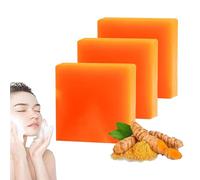 Gloomy Kojic Acid Soap,Savon Curcuma Visage,Savon Curcuma Visage et Corps,Gloomy Skin Essence Savons,Savons au curcuma pour l'hyperpigmentation,pour éliminer les taches pigmentaires du visages (3)