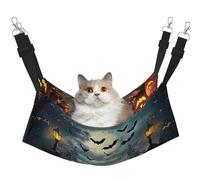 Gloomy Woods And Graveyards Hamac imprimé pour animal domestique - Hamac de couchage pour chats, lapins, furets, chiots, petits animaux