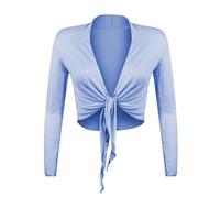 Gloop Bolero, belle, élégante veste pour femme, manche longue, noeud Bolero