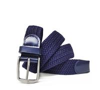 Gloop Ceinture en cuir élastique unisexe Ceinture stretch tressée Ceinture en cuir stretch pour hommes et femmes 18730