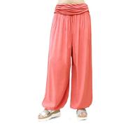 Gloop Pantalons décontractés XXL Sarouel légers pour Femmes Pantalons décontractés Pantalons d'été avec Beaucoup de Motifs 13024