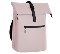 Gloop Rolltop Sac à dos étanche pour homme et femme, grande capacité, design classique avec fonctionnalité, sac à dos de voyage élégant pour les voyages, le cyclisme, Rose, 32x13x46cm