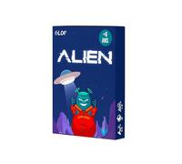 Glop Alien - Jeu de Cartes Rapide et Stratégique pour Enfants 8+ et Adultes, 2-6 Joueurs, Parties 10-15 Min, Format Voyage, Jeu d’Ambiance et de Soirée Familial
