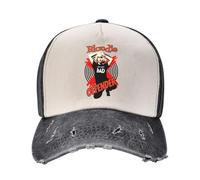 GLOPANTE Casquette de baseball unisexe Debbie Singer Harry-Music Band Color-Block avec sangle à boucle réglable pour homme et femme Casquette de camionneur en denim délavé, T-32, Taille unique