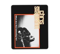 GLOPANTE St^ap^leton Singer Chris Tapis de souris multifonction pleine largeur Motif imprimé Bords cousus avec précision Antidérapant et résistant à l'usure 17,8 x 21,8 cm