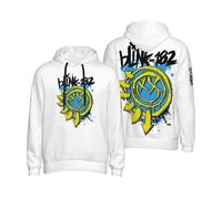 GLOPANTE Sweat à capuche 182 Rock Band BlinkS avec impression 3D cool graphique fantaisie à manches longues avec poches, T- 1, 3XL
