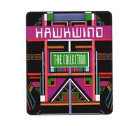 GLOPANTE Tapis de souris multifonction avec motif imprimé anglais - Bords cousus avec précision - Antidérapant et résistant à l'usure - 25,4 x 30,5 cm