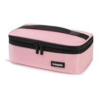 Gloppie Petit Sac Repas Isotherme pour Femme Fille, Sac à Sandwichs Style Chic & Compact pour Travail Pique-nique Camping, Rose