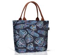 Gloppie Sac Isotherme Repas Lunch Bag Portable Sac à Déjeuner en Tissu Imperméable Pliable Sac Pique-Nique Multi-Usages à l’École au Travai pour Adultes, Enfants