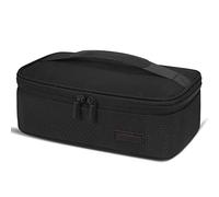 Gloppie Sac Isotherme Repas Petit Sac à Déjeuner Fraîcheur Sac Snack Compact Peut s'insérer dans le Sac à Dos, idéal pour Femme Homme Enfant, Motif à Nid d'abeille & Noir