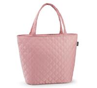 Gloppie Sac Repas Isotherme 9L Lunch Bag en Doublure Étanche pour Femmes Filles, Sac à Déjeuner Réutilisable pour Travail Bureau Pique-nique Camping, Rose à Carreaux