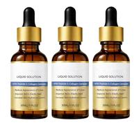 GloraMD Face Lift Serum, GloraMD Liquid Solution, Anti-Aging Serum Essence Oil With Peptide & Collagen, Hydration Moisturizing and Firming, Reduce Fine Lines, for All Skin Types (3pcs)