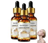 Gloramd Liquid Solution, Gloramd Face Lifting Serum, Anti-Aging Serum Essence Oil With Botanical Extracts & Collagen Boosters, Deeply Hydrating And Firming, Reduce Fine,30ML (3PC)