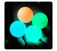 Glorbs Balls, Ceiling Balls | Glorbs Sticky Balls | Glow in The Dark Sticky Balls That Stick to The Ceiling,Stress Balls for Kids and Adults,Elevated Balls,Lumi Balls,Autism& ADHD Toys (4Pcs)