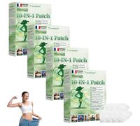 GLORENDA Moringa 10-EN-1 Patch, GLORENDA Patch Minceur, Ingrédients Naturels, pour homme et femme (4 Boîtes)