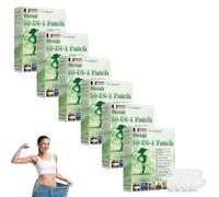 GLORENDA Moringa 10-EN-1 Patch, GLORENDA Patch Minceur, Ingrédients Naturels, pour homme et femme (6 Boîtes)