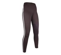 Glorenza 9401 Legging d'équitation en silicone Marron boue 32/34