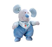 Glorex 0 4633-1 - Doudou - Souris Minky 26 cm - Multicolore - 30 x 21,5 x 2 cm
