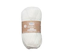 Glorex 100% Coton, Polyvalent pour Tricot, Crochet et Bricolage, très Bonne qualité, Doux et Lavable, 50 g, Environ 170 m, Naturel, Set Pièces