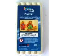 GLOREX 105-Plastilin 250 g Blanc, 6 8080 105
