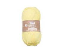 Glorex 100% Coton, Polyvalent pour Tricot, Crochet et Bricolage, très Bonne qualité, Doux et Lavable, 50 g, Environ 170 m, Jaune, Set Pièces