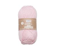 Glorex 5 1004 05 - Coton - 100% coton - Polyvalent - Pour tricot, crochet et bricolage - Très bonne qualité - Doux et lavable - 50 g - Environ 170 m - Rose