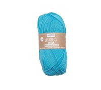 Glorex 5 1004 08 - Coton - 100% coton - Polyvalent - Pour tricot, crochet et bricolage - Très bonne qualité - Doux et lavable - 50 g - Environ 170 m - Bleu clair
