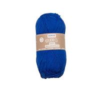 Glorex 5 1004 10 - Coton - 100% coton - Polyvalent - Pour tricot, crochet et bricolage - Très bonne qualité - Doux et lavable - 50 g - Environ 170 m - Bleu marine