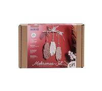 GLOREX 5 1009 01 Kit créatif décoration murale en macramé, à nouer soi-même