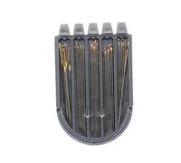 Glorex 5 2002 10 Lot de 25 Aiguilles à Coudre dans une Boîte en Plastique Multicolore