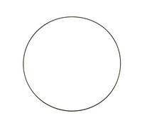 Glorex 6 1294 231 - Cercle en métal noir 45 cm