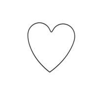 Glorex Metallherz Cœur en métal, Noir, 20 cm