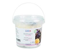 Glorex 6 1601 202 Kit pour Perles de Bain effervescent 400g, Blanc