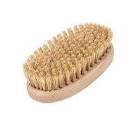 Glorex 6 1603 600 - Brosse pour Le Corps Ovale avec Poils de Sanglier - Brosse de Bien-être Faite à la Main de la Forêt Noire - Dimensions : 13,5 x 7 cm