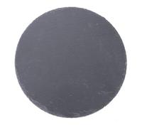 Glorex 6 2013 113-Dessous de Plat, Ardoise Ronde env. Ø 25 x 0,4 cm, à décorer, Coller ou écrire, Multicolor, Taille Unique