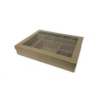 Glorex 6 2027 242 Boîte en Carton avec Cases 28,5x22,5x5cm FSC, Naturel