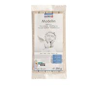 GLOREX 6 2320 12 Modellin, Pâte à Modeler, 250G, Blanc