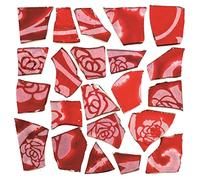 Glorex 6 2495 004 - Retro-Mosaic 100g rouge/argent