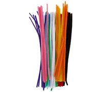 GLOREX Mix de Fils chenilles, Peluche, Multicolore, 30 cm