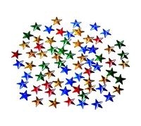Glorex 6 3800 800 - Pierres bijoux étoiles 70pcs 14x14mm