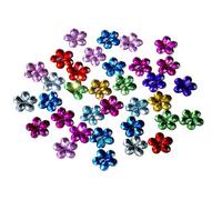 Glorex 6 3800 804 - Pierres bijoux fleurs 34pcs 15x15mm