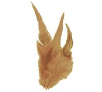 Glorex 6 3821 008 - Plumes déco env.15pcs brun naturel