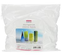 Glorex- 6 8601 0 Granulé de Cire Paraffine, 1000 g, Blanc