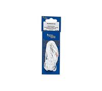Glorex 6 8621 3 Mèche pour Bougie Taille 11, 3 m, Blanc
