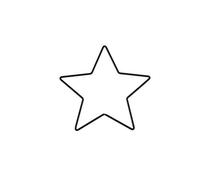 glorex ag Metallstern Etoile en métal, Noir, 20 cm