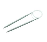 GLOREX Aiguilles à Tricoter circulaires 5 mm 80 cm, Métal, Multicolore