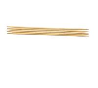 GLOREX Aiguilles à Tricoter en Bambou 3,5mm 20cm, Naturel